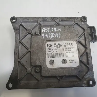 Opel Astra III H 1.6 16V STEROWNIK SILNIKA komputer 55567114 HS