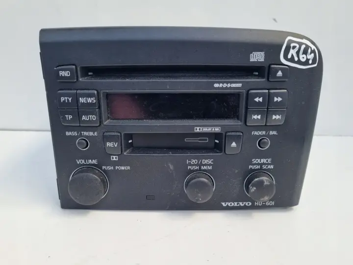 Volvo S60 I XC70 I V70 II RADIOODTWARZACZ CD Radio HU-601 30657634-1