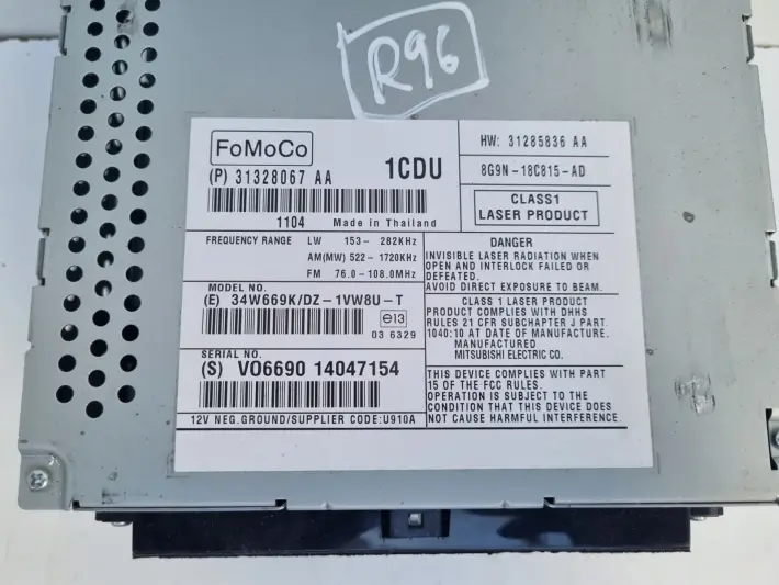 Volvo XC70 V70 III S80 II RADIOODTWARZACZ Radio CD 31328067 31328067AA