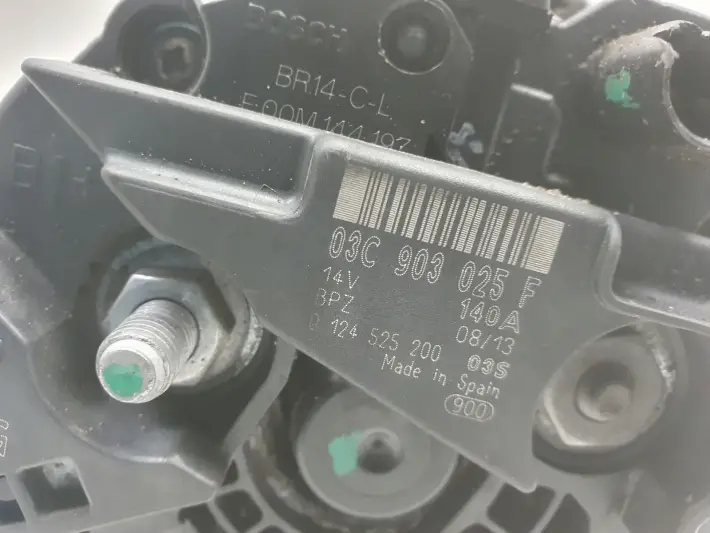 Skoda Rapid 1.2 TSI ALTERNATOR bosch 03C903025F 140A