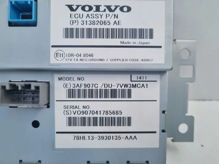 Volvo V60 I S60 II XC60 I EKRAN NAWIGACJI Wyświetlacz 31382065 31382065AE