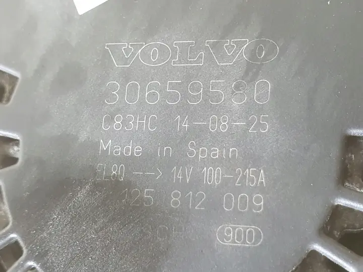 Volvo S60 II V60 2.0 D3 D4 ALTERNATOR 30659580 0125812009