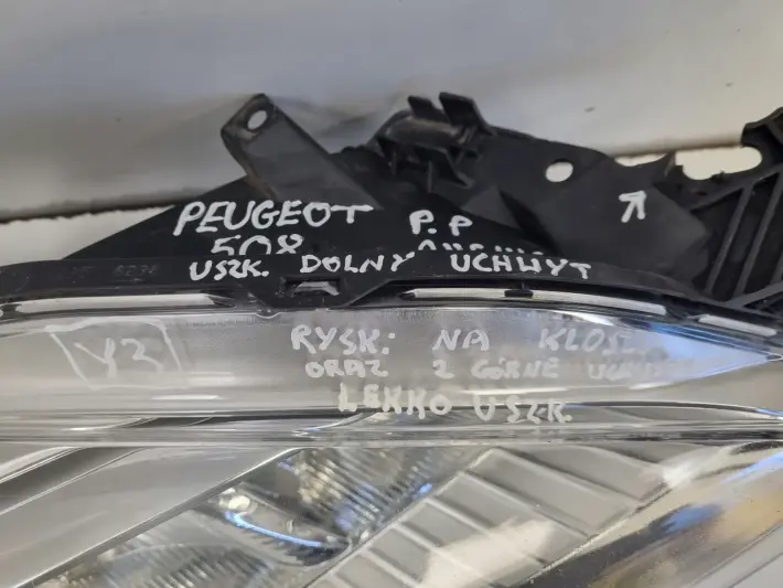 PEUGEOT 508 10-18r PRZEDNIA LAMPA PRAWA PRAWY PRZÓD 9678393280
