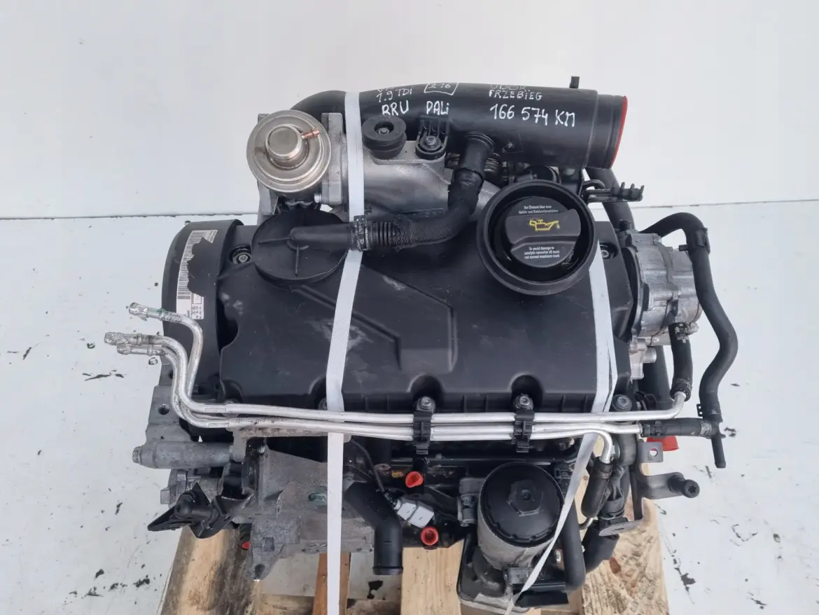 SILNIK KOMPLET VW Touran 1.9 TDI 90KM udokumentowane 166tyś BRU