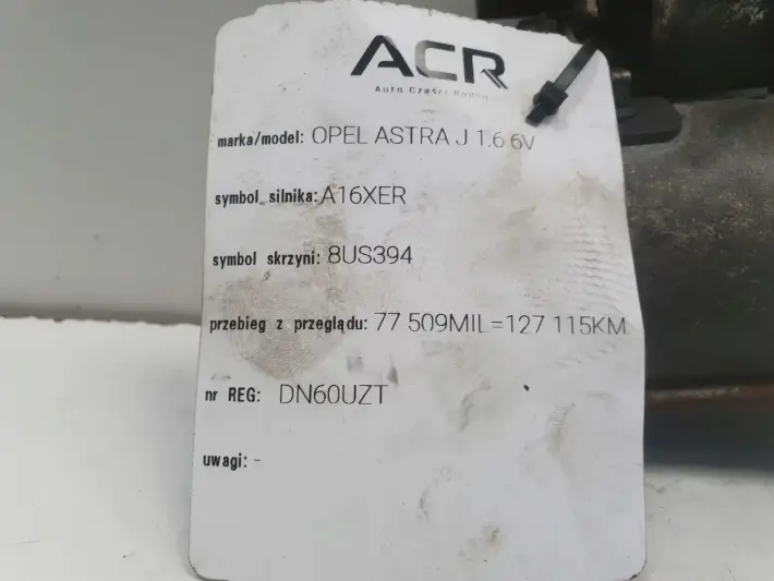 Opel Astra IV J 1.6 16V ROZRUSZNIK 55576980