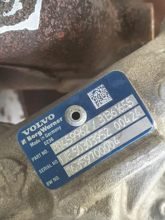 Volvo XC60 S60 V60 II 2.0 D4 TURBOSPRĘŻARKA turbo 31459962 31361665