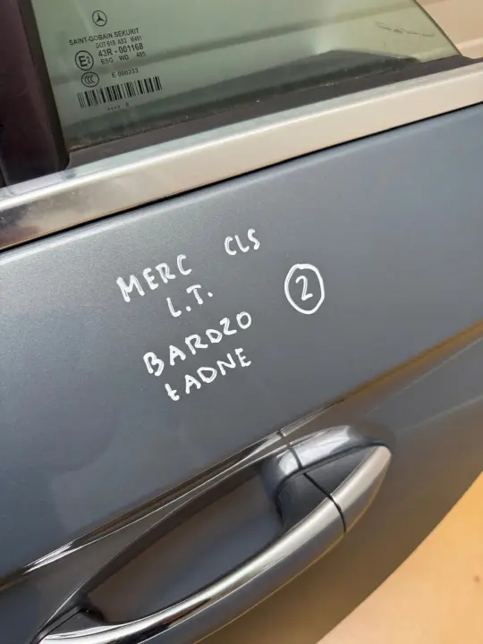 Mercedes CLS C219 W219 TYLNIE TYLNE DRZWI LEWE lewy tył ŁADNE