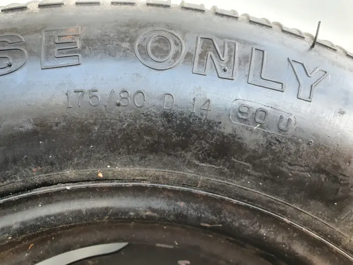 Volvo 240 940 740 KOŁO ZAPASOWE Zapas 175/80 R14
