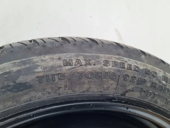 Opel Astra H KOŁO DOJAZDOWE dojazdówka 115/70 R16 4x100 2160126