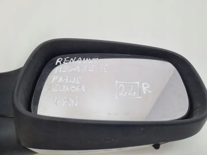 Renault Megane II 02-09r LUSTERKO PRAWE PASAŻERA 7 Pin kabli EUROPA