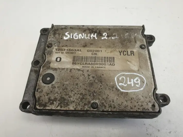 Opel Signum 2.2 16V STEROWNIK SILNIKA 12571663AL