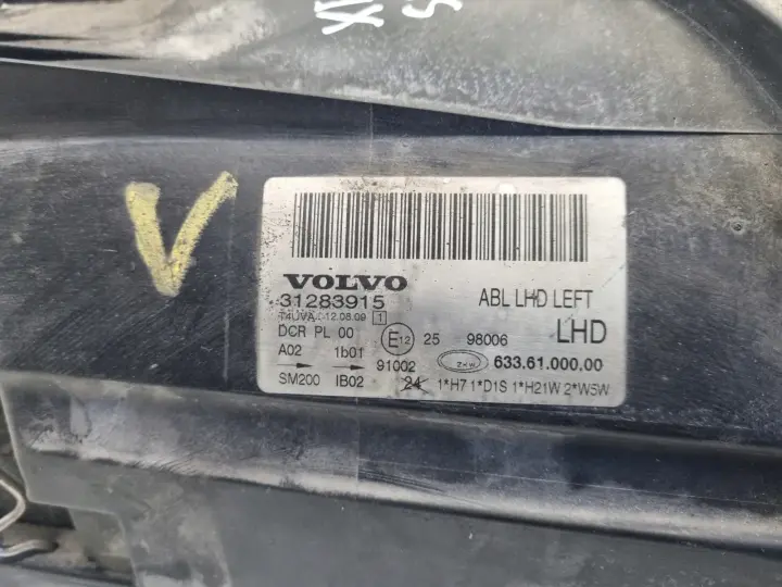 Volvo S80 II V70 III PRZEDNIA LAMPA LEWA LEWY PRZÓD XENON SKRĘTNY 31283915