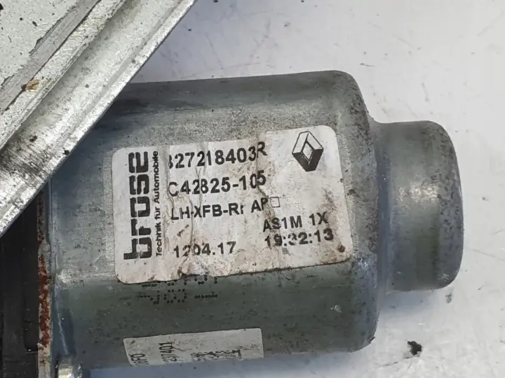 Renault Megane IV PODNOŚNIK SZYBY lewy tył KIEROWCY mechanizm 827218403R