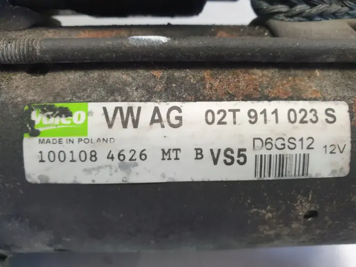 Skoda Fabia II 1.2 6V ROZRUSZNIK 02T911023S valeo