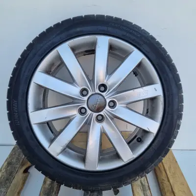 Vw FELGA ALUMINIOWA KOŁO ZAPASOWE zapas R17 5x112 ET54 Runway 225/45 2021R