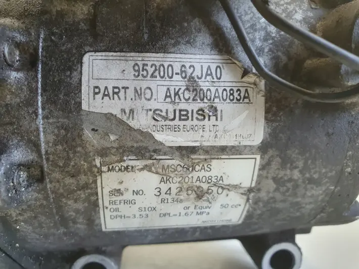 Suzuki Swift MK6 1.6 16V SPRĘŻARKA KLIMATYZACJI pompa 95200-62JA0