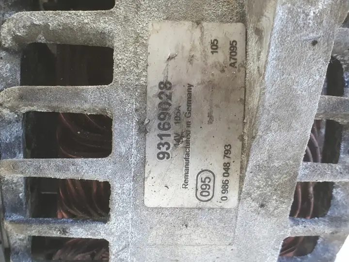 Opel Zafira B 1.9 CDTI ALTERNATOR 0986048793