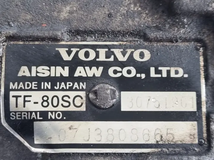 Volvo S80 II 3.2 AUTOMATYCZNA SKRZYNIA BIEGÓW automat TF-80SC 30751901