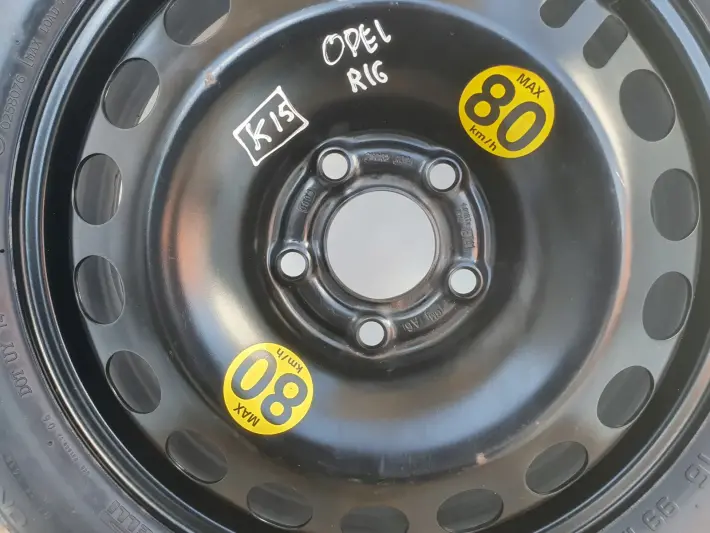 Opel Vectra C Astra H KOŁO DOJAZDOWE dojazdówka 125/85 R16 5x110 2160132