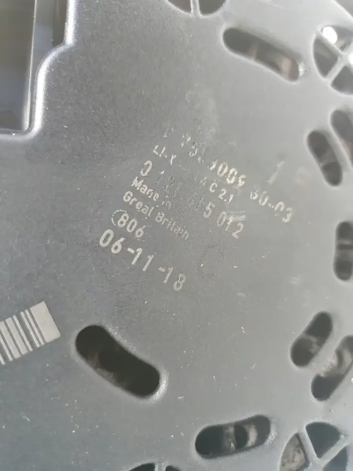 Mini Cooper R56 1.6 16V VTi ALTERNATOR 0121615012