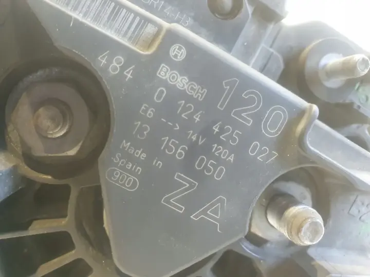Opel Astra G 1.8 16V ALTERNATOR bosch 0124425027 120A