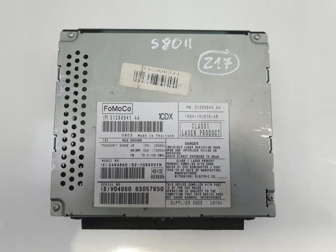 Volvo XC70 V70 III S80 II RADIOODTWARZACZ Radio CD 31260541 31260541AA
