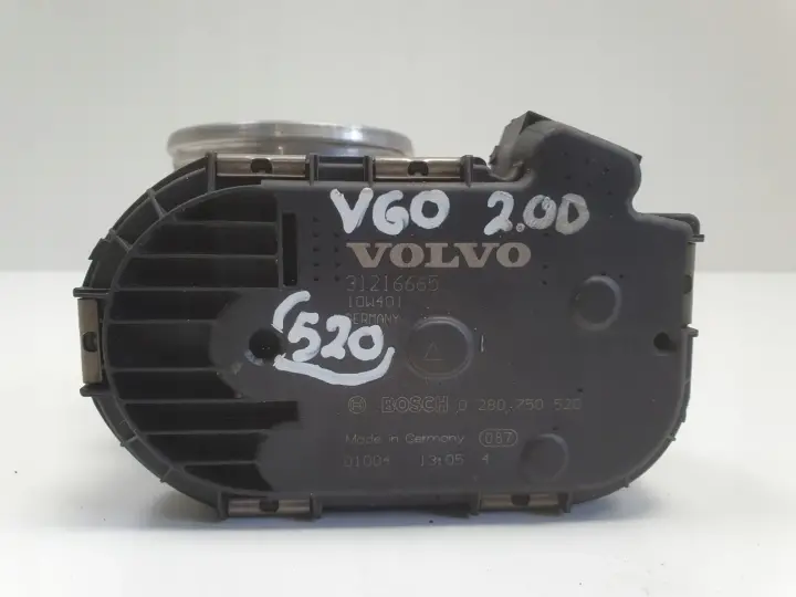 Volvo S60 II V60 2.0 D D3 PRZEPUSTNICA 31216665 bosch 0280750520