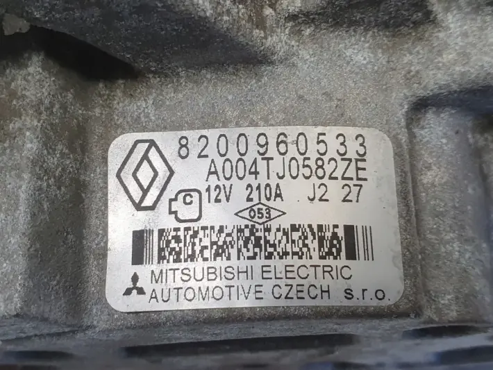 Renault Megane III Scenic III 1.5 DCI ALTERNATOR 8200960533 210A