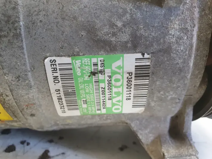 Volvo C30 S40 II V50 lift 2.0 D D3 SPRĘŻARKA KLIMATYZACJI Pompa P36001118