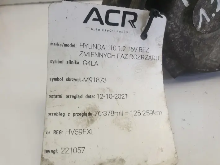 Hyundai i10 1.2 16V SPRĘŻARKA KLIMATYZACJI pompa