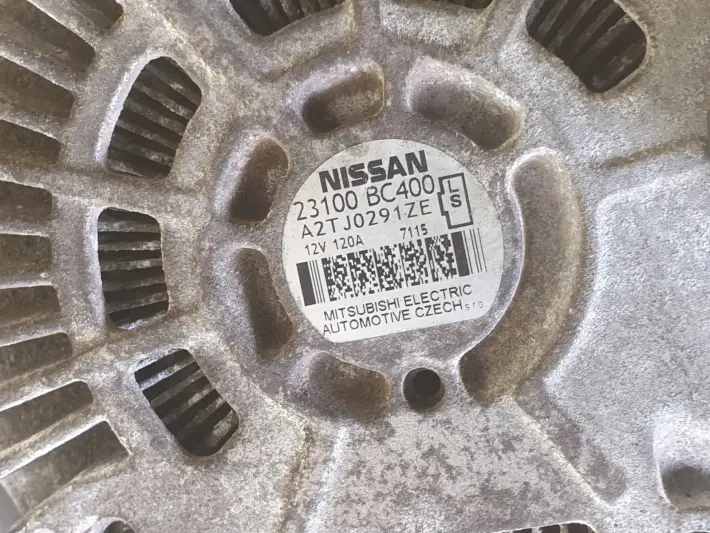 Nissan Note 1.6 16V ALTERNATOR 23100BC400 A2TJ0291ZE 120A