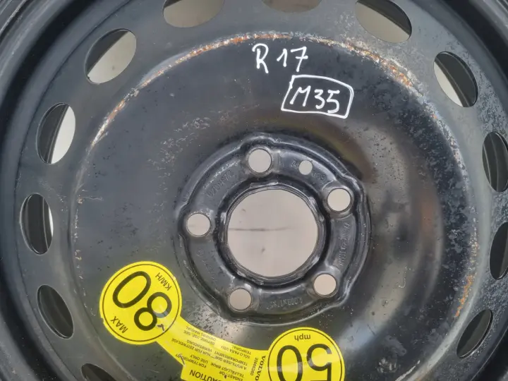 Volvo S80 V70 S60 I KOŁO DOJAZDOWE dojazdówka 125/80 R17 9209872