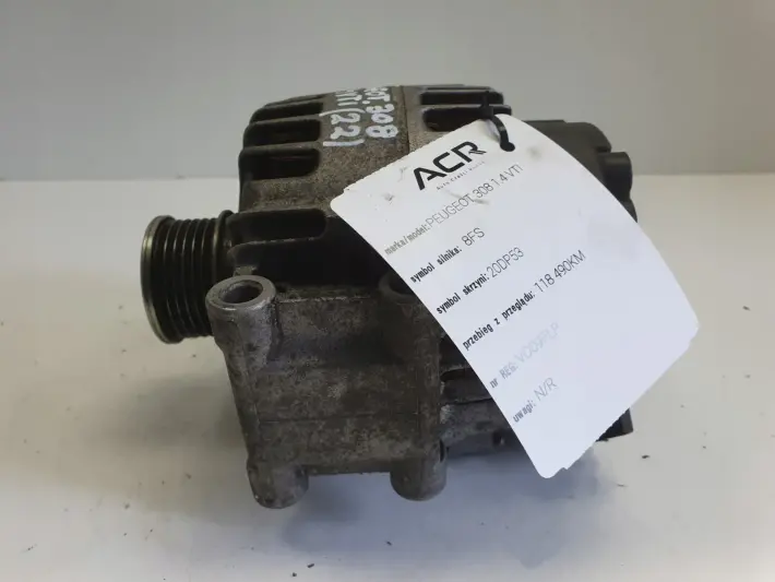 Peugeot 308 1.6 VTI ALTERNATOR valeo V757651380