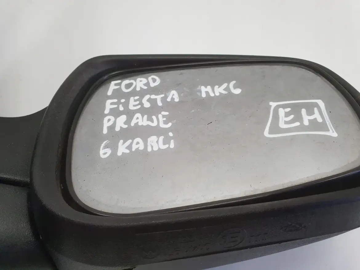 Ford Fiesta MK6 VI 02-05r LUSTERKO PRAWE PASAŻERA 6 kabli
