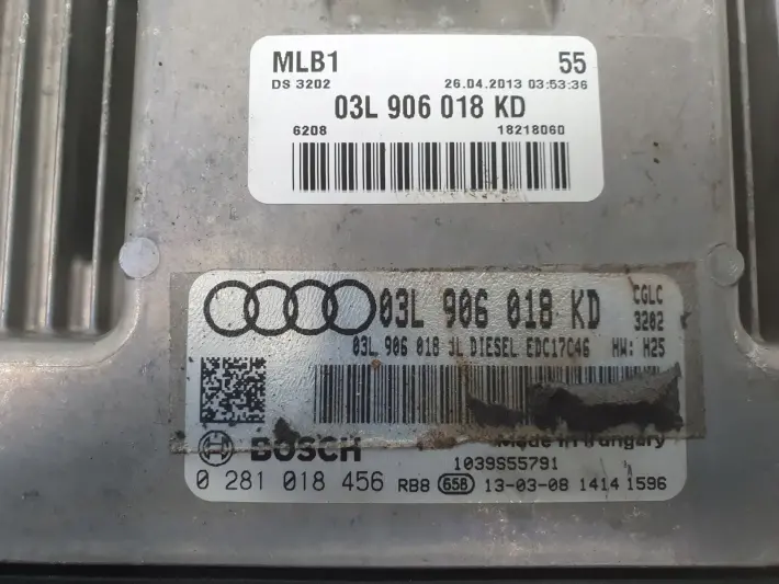 Audi A4 B8 2.0 TDI STEROWNIK SILNIKA komputer 03L906018KD