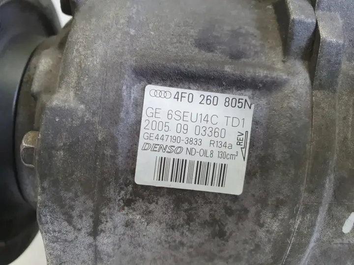 Audi A6 C6 A4 B7 2.7 TDI SPRĘŻARKA KLIMATYZACJI pompa 4F0260805N