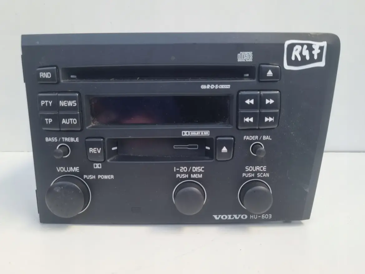 Volvo S60 I XC70 I V70 II RADIOODTWARZACZ CD Radio HU-603 30657637