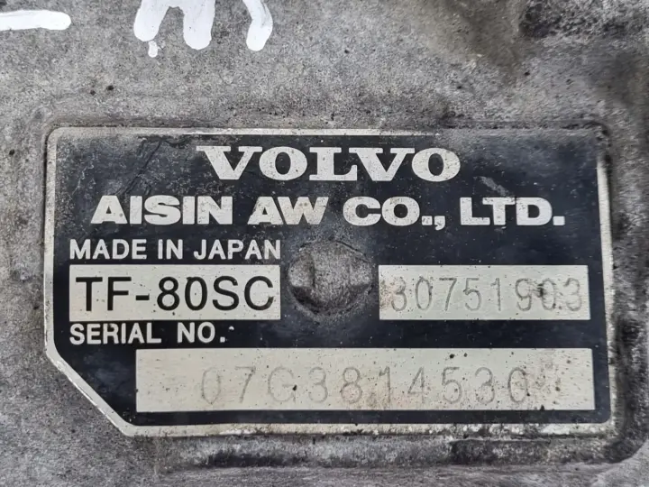 Volvo V70 III 2.4 D D5 185KM AUTOMATYCZNA SKRZYNIA BIEGÓW TF-80SC 30751903