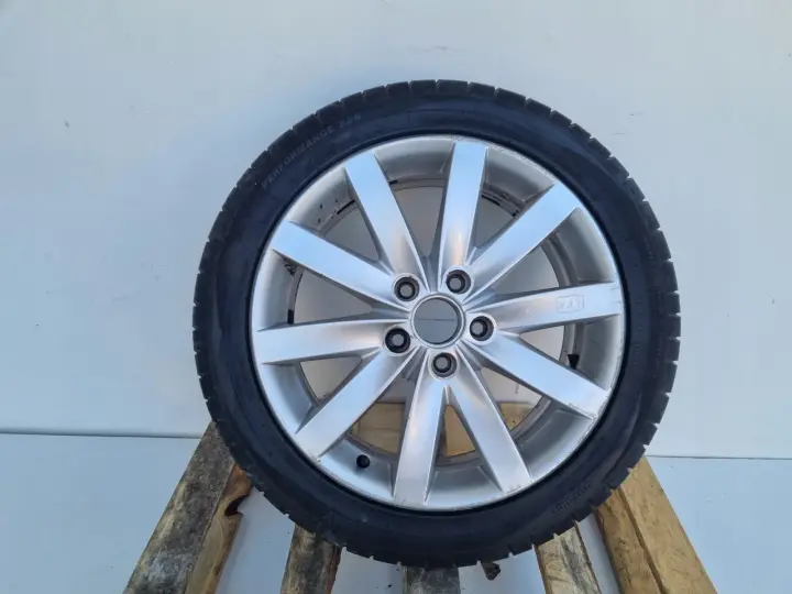 Vw FELGA ALUMINIOWA KOŁO ZAPASOWE zapas R17 5x112 ET54 Runway 225/45 2021R