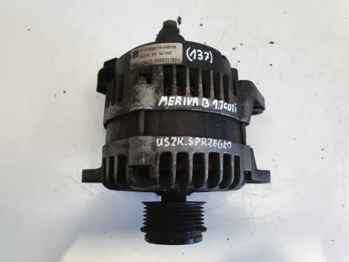 Opel Meriva B 1.7 CDTI ALTERNATOR 8980311551