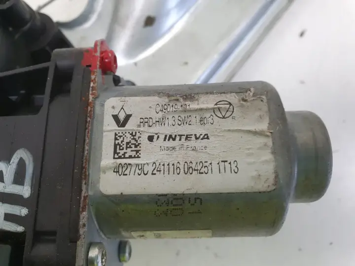 Renault Megane IV PODNOŚNIK SZYBY prawy tył PASAŻERA mechanizm 827204587R