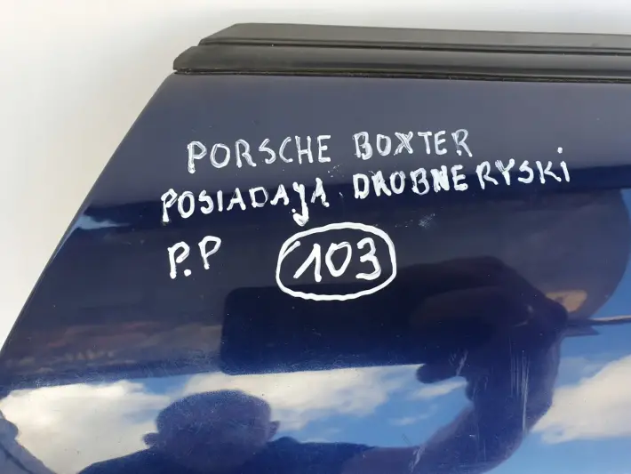 Porsche Boxster 986 PRZEDNIE DRZWI PRAWE przód
