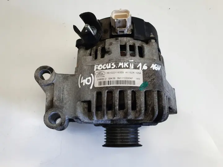 Ford Focus MK2 1.6 16V ALTERNATOR MS1022118355 3N1110300AF 105A
