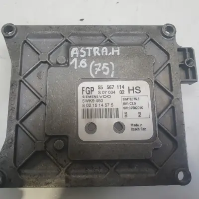 Opel Astra III H 1.6 16V STEROWNIK SILNIKA komputer 55567114 HS