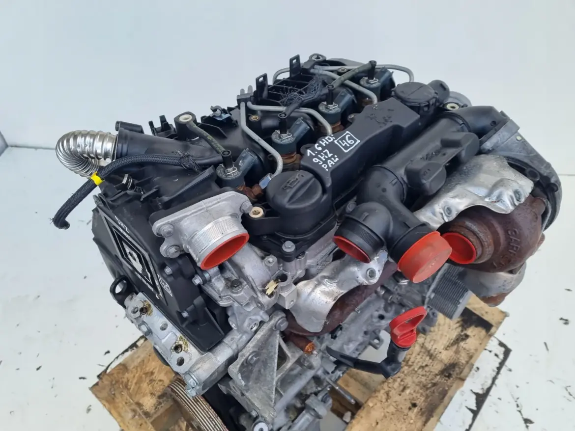SILNIK KOMPLET Peugeot 207 1.6 HDI 109KM ładnie pali 9HZ