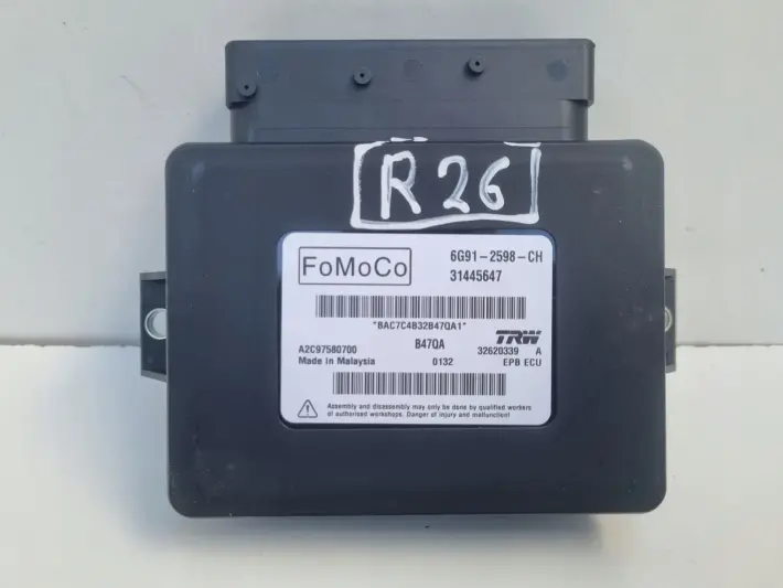 Volvo S80 II V70 III XC70 II MODUŁ HAMULCA RĘCZNEGO Sterownik 31445647