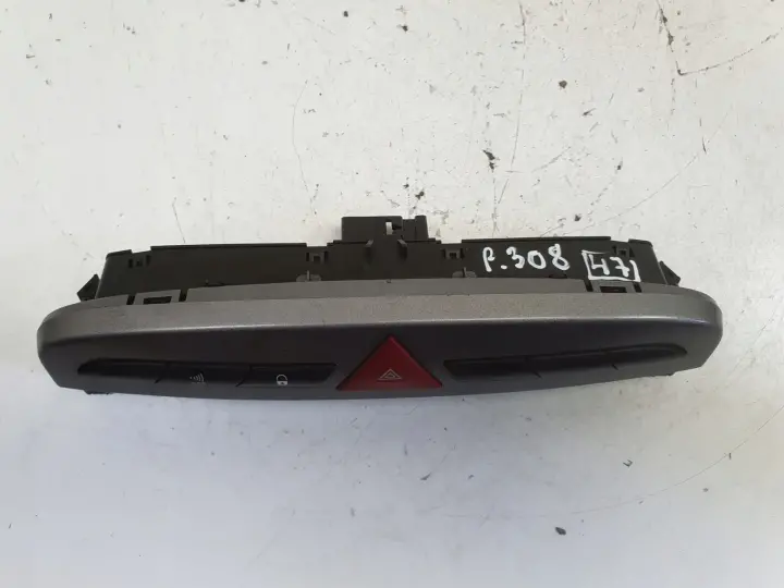Peugeot 308 WŁĄCZNIK ŚWIATEŁ AWARYJNYCH Panel 9659417277