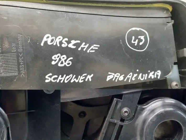Porsche Boxster 986 TYLNA PÓŁKA Pokrywa 986551223