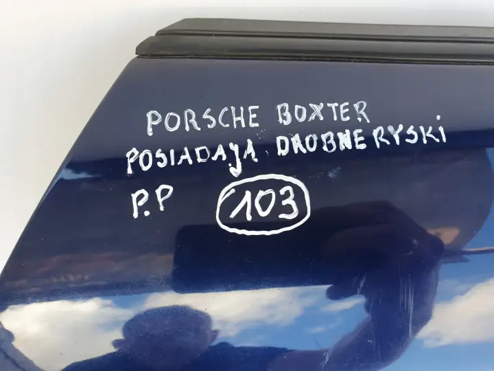 Porsche Boxster 986 PRZEDNIE DRZWI PRAWE przód