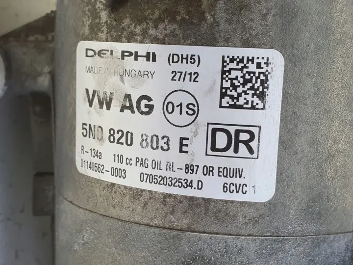 VW Passat B7 2.0 TDI SPRĘŻARKA KLIMATYZACJI pompa 5N0820803E
